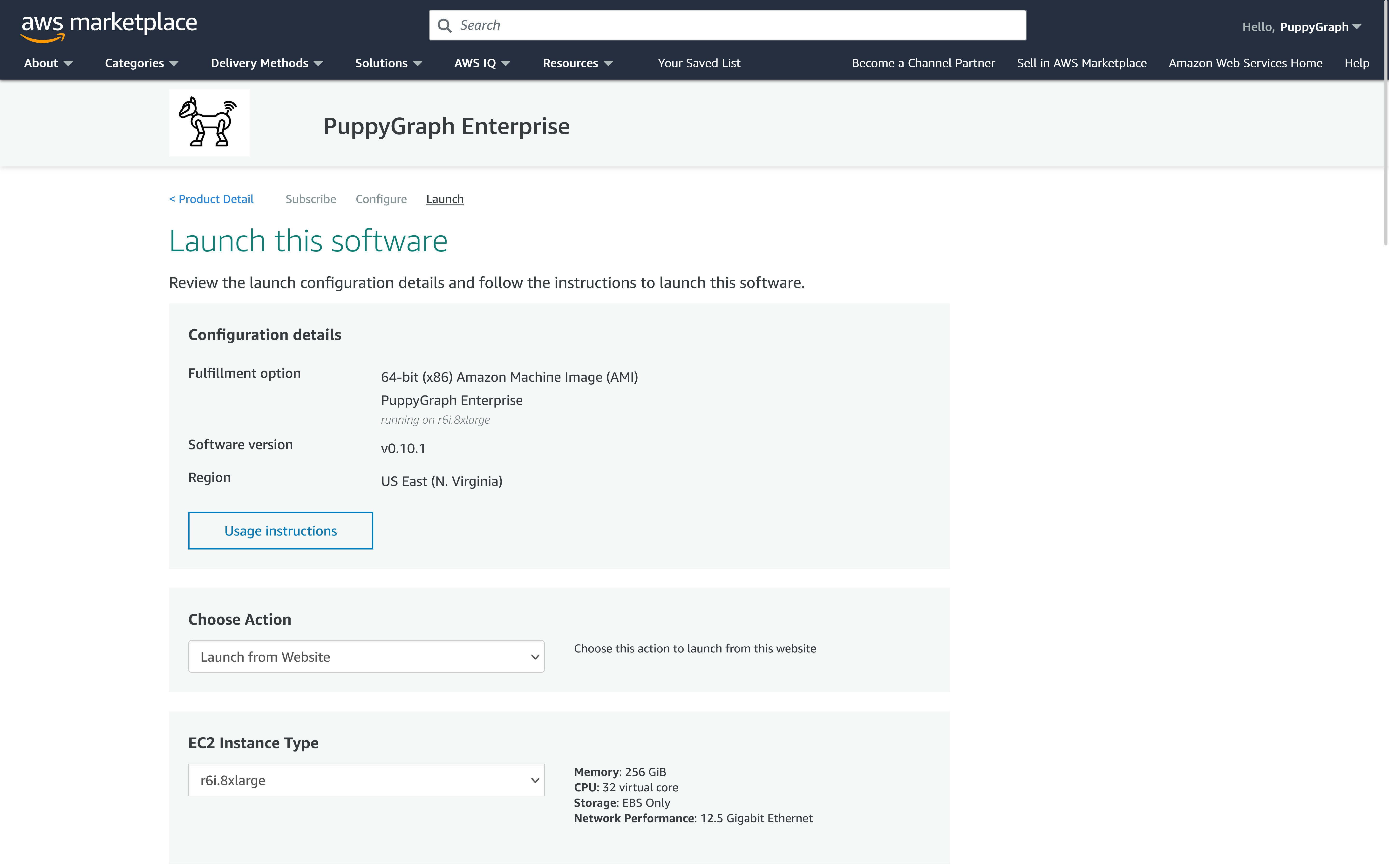 EC2 Instance Type configuration