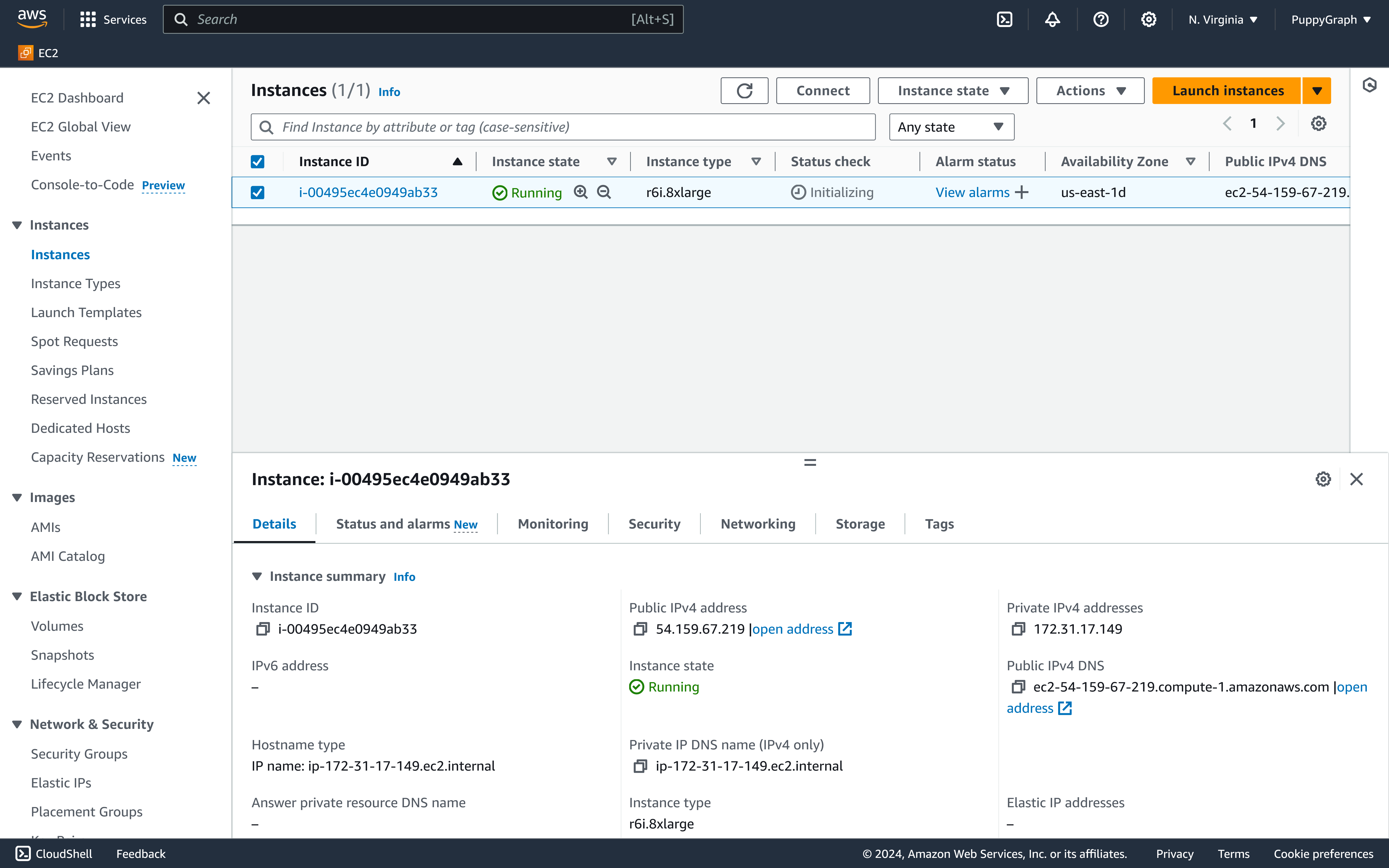 EC2 Console