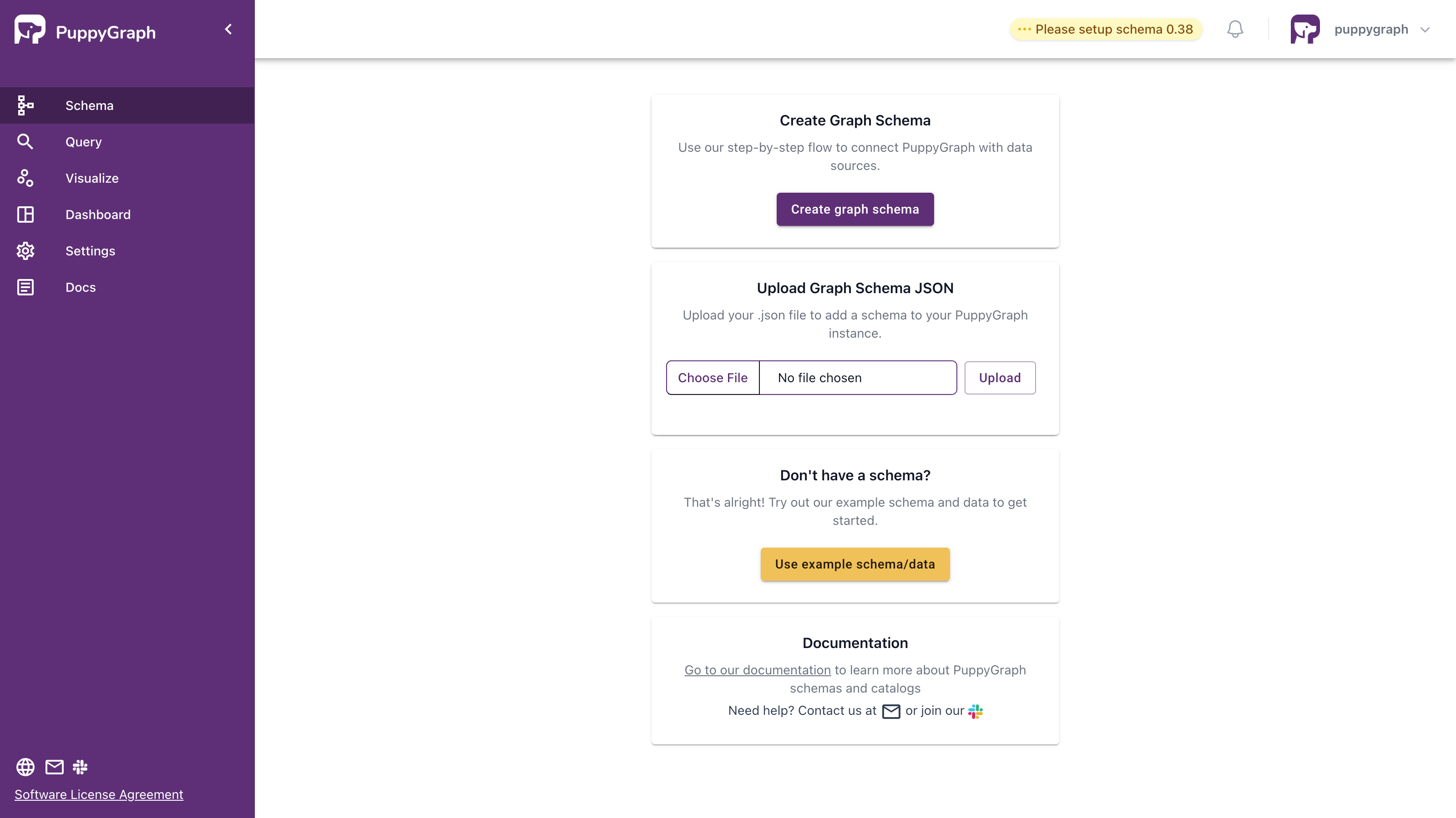 Schema Page